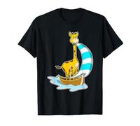 Jirafa Barco Pequeño Camiseta