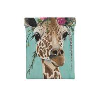 Jirafa con Flores, Squeeze Top Wallet Bolsa de Almacenamiento para Mujer Monedero pequeño Bolsa de Cambio
