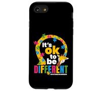 Jirafa de concienciación sobre el Autismo It's Ok To Be Different Gift Carcasa para iPhone SE (2020) / 7/8