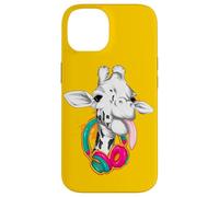 Jirafa divertida - Lengua que sobresale - Auriculares Carcasa para iPhone 14