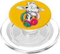 Jirafa divertida - Lengua que sobresale - Auriculares PopSockets PopGrip para MagSafe