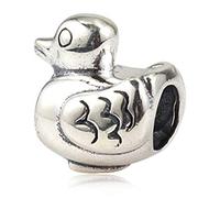 Jirafa encanto plata de ley 925 Animal Encanto Lucky Charm para pulsera