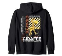 Jirafa es mi espíritu Animal Kawaii Dibujos Animados Divertidas Jirafas Sudadera con Capucha