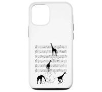 Jirafa música animal Nota Clef Músico Carcasa para iPhone 12/12 Pro