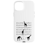 Jirafa música animal Nota Clef Músico Carcasa para iPhone 15 Plus