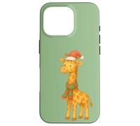 Jirafa Navidad Felices Fiestas Jirafas Carcasa para iPhone 16 Pro