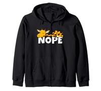 Jirafa Perezosa Nope Not Today Vago Pereza Wildlife Safari Sudadera con Capucha