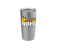 Jirafa Perezosa Nope Not Today Vago Pereza Wildlife Safari Vaso térmico de acero inoxidable de doble pared