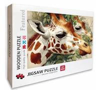 Jirafa Puzzle Madera, Lindo Puzzle 4000 Piezas Adultos con Compact Box 141x87cm, Rompecabezas Desafiante, Juegos de Rompecabezas Creativos para Hombres Mujeres Adolescente, Regalos para niñas, 4-5045
