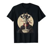 Jirafa Ramen Ninja Giraffe Ramen Bowl Fideos japoneses Camiseta