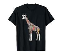 Jirafa Tatuajes Japoneses Camiseta