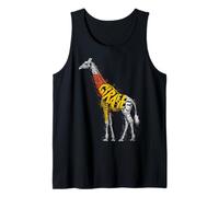 Jirafa Zoo Animal Lover Safari África Ilustración Gráfica Camiseta sin Mangas