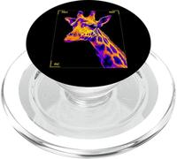 Jirafa Zoo Animal Lover Safari África Ilustración Gráfica PopSockets PopGrip para MagSafe