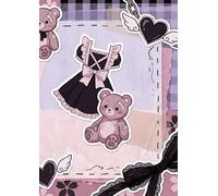 Jirai Kei - A4 Dot Grid Notebook - Japanese Style Aesthetic Softback Dotted Journal Graphing Pad Bullet Notes - 100 Pages