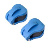 JISADER 2 Piezas de Clips para Cañas de Pescar, Soporte Y Almacenamiento, Azul