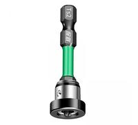 JISADER 2 Piezas Punta Atornilladora Posicionadora Acero Hexagonal PH2 Sujeción Fuerte Sin Resbalar para Madera Pared Taladro Eléctrico Atornillador, 3 piezas