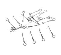 JISADER 20 Piezas Articulated Shank con Diseño Articulado y Fuerte Espina de para Atado de Moscas Herramienta para Bricolaje Accesorio, 20 mm