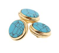 JISADER 3 Piezas de Botones de Trompeta, Válvulas de Repuesto, Accesorios para Instrumentos Musicales, Incrustaciones, Adecuados para Regalos Y Decoración Del, Estilo 3