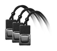 JISADER 3X Botellas difusoras para Coche, Botellas vacías de Perfume para Coche, Accesorios de Interior de Coche, difusor ambientador de Aire Recargable, Negro Degradado