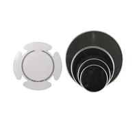 JISADER 5pcs Drumhead profesional doble capa, piel de cabeza de tambor, silencioso para tambores para niños, Style E