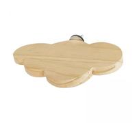 JISADER 6X Soporte para Percha para Aves, Juguete de Cuerda, Jaula de Bambú, Percha de Madera Natural