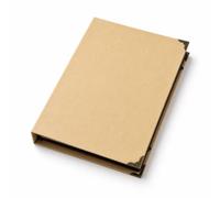 JISADER Álbum Fotos DIY, Álbum Fotos para Pegar y Escribir, Scrapbook Anillas Metálicas, Regalo Aniversario Pareja, Marrón, A4 con páginas interiores de papel kraft de 30 hojas + kit de herramientas