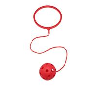 JISADER Ankle Skip Ball Equipo de Fitness Juguete para Fortalecer Coordinación Anillo Seguro con Pelota Ligera Uso Versátil en Casas y Exteriores para, Rojo