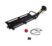 JISADER Bicicleta Portaequipaje Trasero Estante Portacargas Base Soporte Asiento con Instalación sin Herramientas Fabricado en Aluminio Robusto Adecuado para