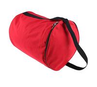 JISADER Bolsa de Almacenamiento Deportiva para Pelotas de Tenis con Cierre de Cremallera, Rojo