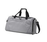 JISADER Bolsa de Gimnasio, Equipaje, Bolsa de Lona Deportiva, Bolsas de Transporte para Entrenamiento, Viajes Cortos, Gris