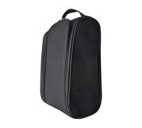 JISADER Bolsa de Zapatos de Golf Estuche Organizador de Zapatos con Cremallera Oxford Diseño Transpirable Bolsa de Mano Portátil Adecuada para Gimnasio Oficin, Negro