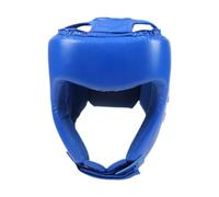 JISADER Boxing Headgear Head Guard Professional Soft Campling Casco de Entrenamiento de Equipo para Taekwondo MMA Sanda Hombres Mujeres Kickboxing, Azul