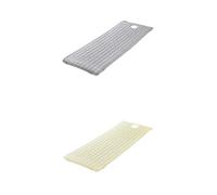 JISADER Colchón de Masaje para Salón de Belleza (Paquete de 2) con Orificio para Respirar, 78 X 25 Pulgadas, Beige + Gris, Individual