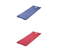 JISADER Colchón de Masaje para Salón de Belleza (Paquete de 2) con Orificio para Respirar, 78 X 25 Pulgadas, Azul Oscuro + Rojo Vino, Individual