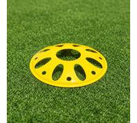 JISADER Conos Entrenamiento fútbol, y señalización, 20cm, Multicolores, para Des, Amarillo