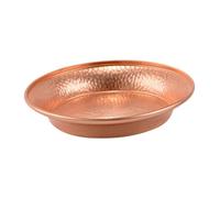 JISADER Cuenco de de Agua Budista Tibetano, Bandeja de adoración, Adorno de Feng Shui, decoración de inciensos para Quemar, Cuenco Decorativo de Cobre, Grande