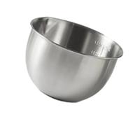 JISADER Cuenco para Mezclar, Cuenco de Metal, Accesorio para Hornear, Cuenco para Huevos, ensaladeras para Magdalenas, Pan, Sopa, Cocina, 4.5L