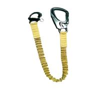 JISADER Cuerda de para Escalada, Cuerda de Protección contra Caídas, Cuerda Retráctil, Cuerda Amortiguadora de Impactos, Cuerda Elástica con, Caqui