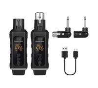 JISADER de adaptador XLR inalámbrico Transmisor XLR y equipo de música receptor Transmisor de guitarra y receptor para mezclador de audio, con 1 Transmisor