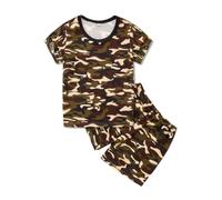 JISADER Disfraz Infantil Camuflaje, Conjunto, 180 | Tejido modal, Conjunto infantil , Sesiones educación física, Para pequeños portistas