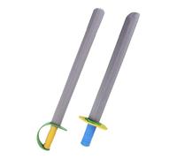 JISADER Espadas de Espuma para niños, Accesorios de Disfraces, Regalos, Caballeros, Juegos de simulación para representaciones teatrales, esgrima, príncipes y, 2 Piezas