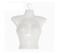 JISADER Estante de exhibición de Ropa para Mujer, Forma de Vestido Corporal para Mujer, Modelo de exhibición de Medio Cuerpo, Torso de maniquí Colgante para