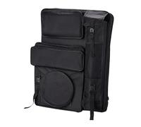 JISADER Estuche de portafolio de Arte, Bolsa de bocetos, Mochila para Artistas, Bolsa de Arte para Suministros para Pinceles, Herramientas de Pintura, Negro
