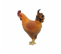JISADER Figura Educativa de Figura de Aves de PVC con Postura Natural Proyectos de Ciencias y Enseñanza Adecuada para Uso en Casa y Actividades Escolares, Gallo