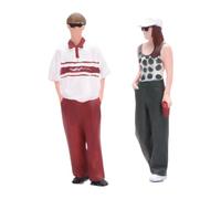 JISADER Figuras a Escala 1/64, miniaturas Personajes Masculinos y Femeninos para arquitectónicos, utilería cinematográfica y proyectos