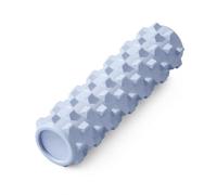 JISADER Foam Roller Alta nsidad para Masaje Muscular y Recuperación, Ial para y Pilates, Azul Cielo, 45cm Sólido Diente de Lobo Avanzado - Dolor Mejorado/Masaje Profundo de Cuerpo Completo