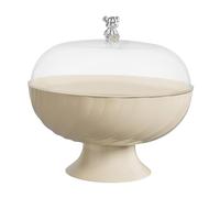 JISADER Frutero,Extraíble,Cesta de frutero,Soporte de frutas para aperitivos,Bandeja para pasteles de postre, estante para platos, Crema con tapa