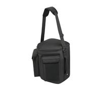 JISADER Funda para Estuche de Viaje bolso de hombro funda de transporte a prueba de golpes resistente 2 micrófono bolsa altavoz bolso de mano bolsa de, Negro