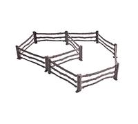 JISADER Juego de 10 Piezas de Accesorios para, Juguete para Granja, Panel de Cerca para Potrero, Accesorios para Jardín de Hadas en Miniatura, Estilo E