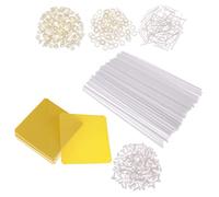 JISADER Juego de 100 Piezas de Juguetes con Forma de Flor para, Giratorios, Decoración Hecha a Mano para Exteriores, para Niños Y Jardines, Amarillo